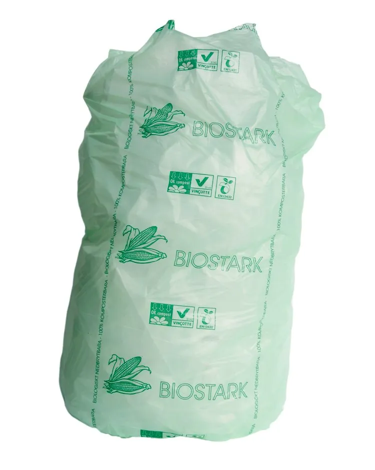 140L Catering Compostable Bag - 12 rolls per case, 16 per roll