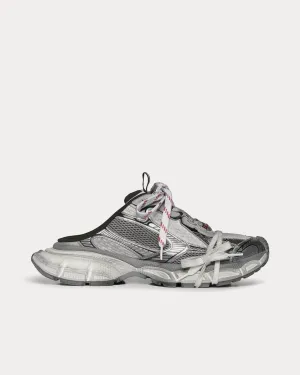 3XL Mesh & Polyurethane Grey Mules
