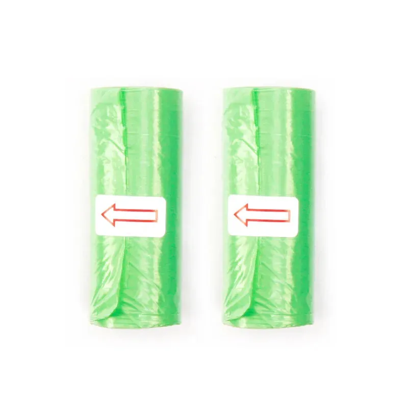 5-15 Roll Pet Poop Bags Disposable Dog Waste Collector Garbage Puppy With Paw Prints Pooper Bag Small Rolls Outdoor Clean
