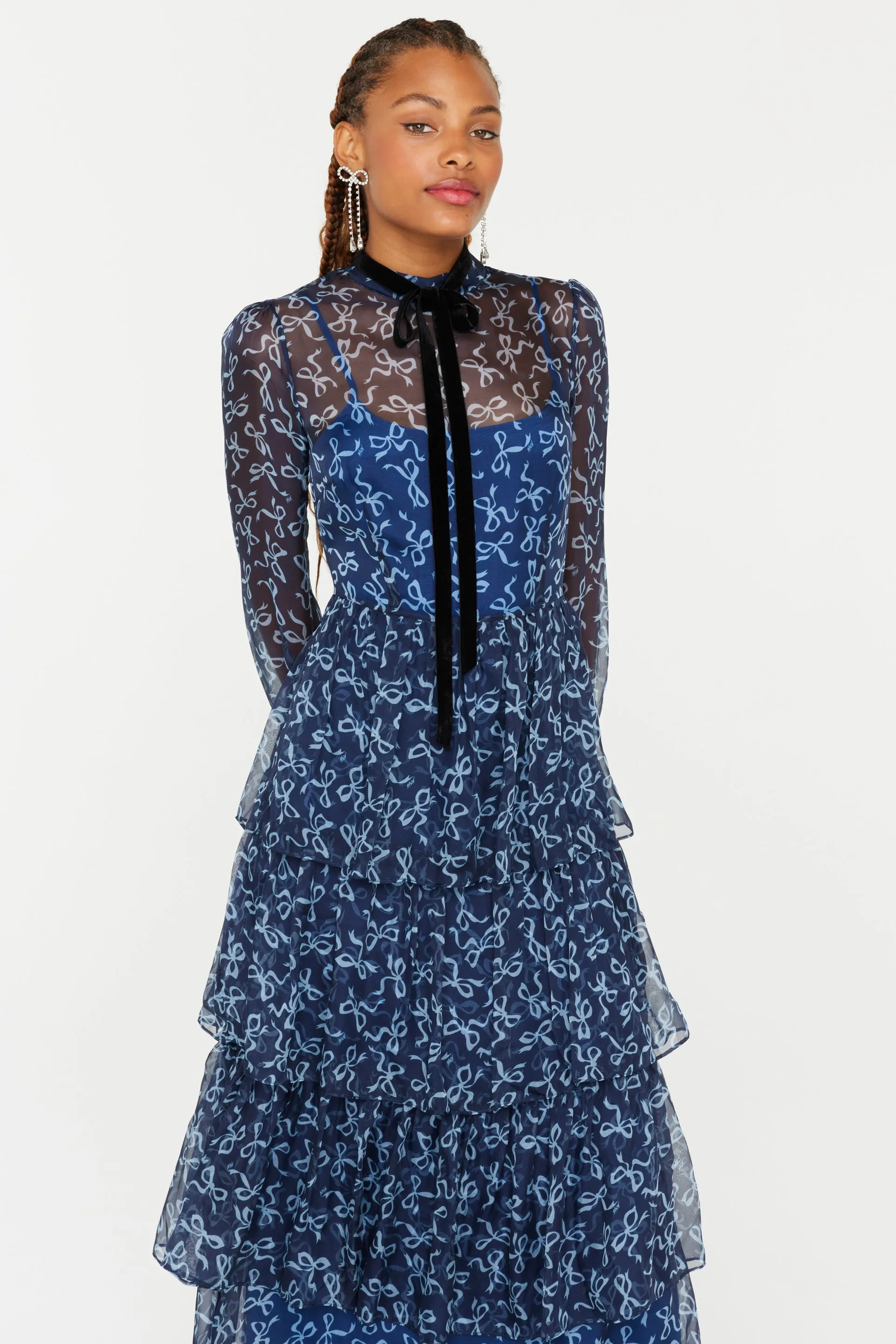 Amelia Silk Chiffon Dress