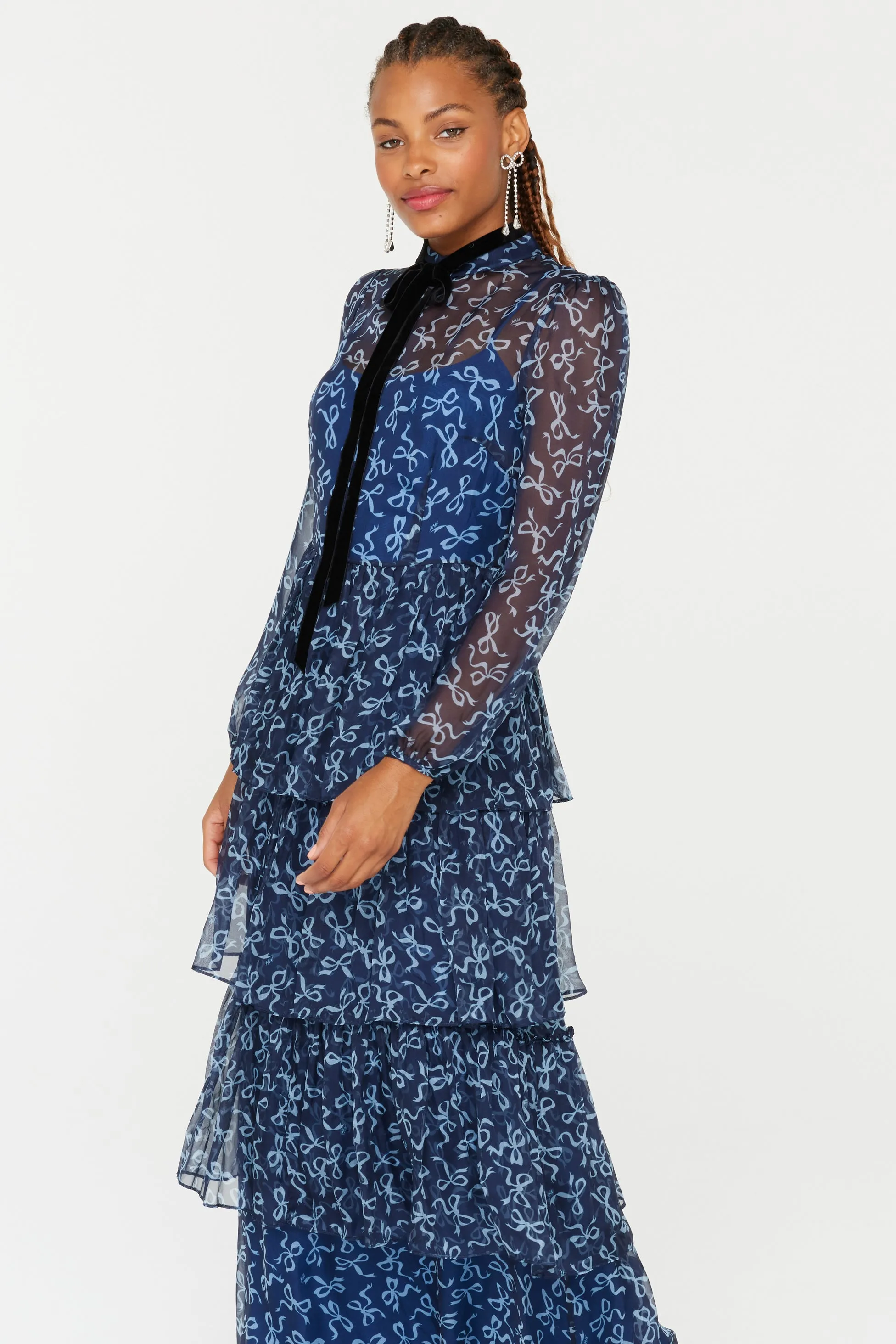 Amelia Silk Chiffon Dress