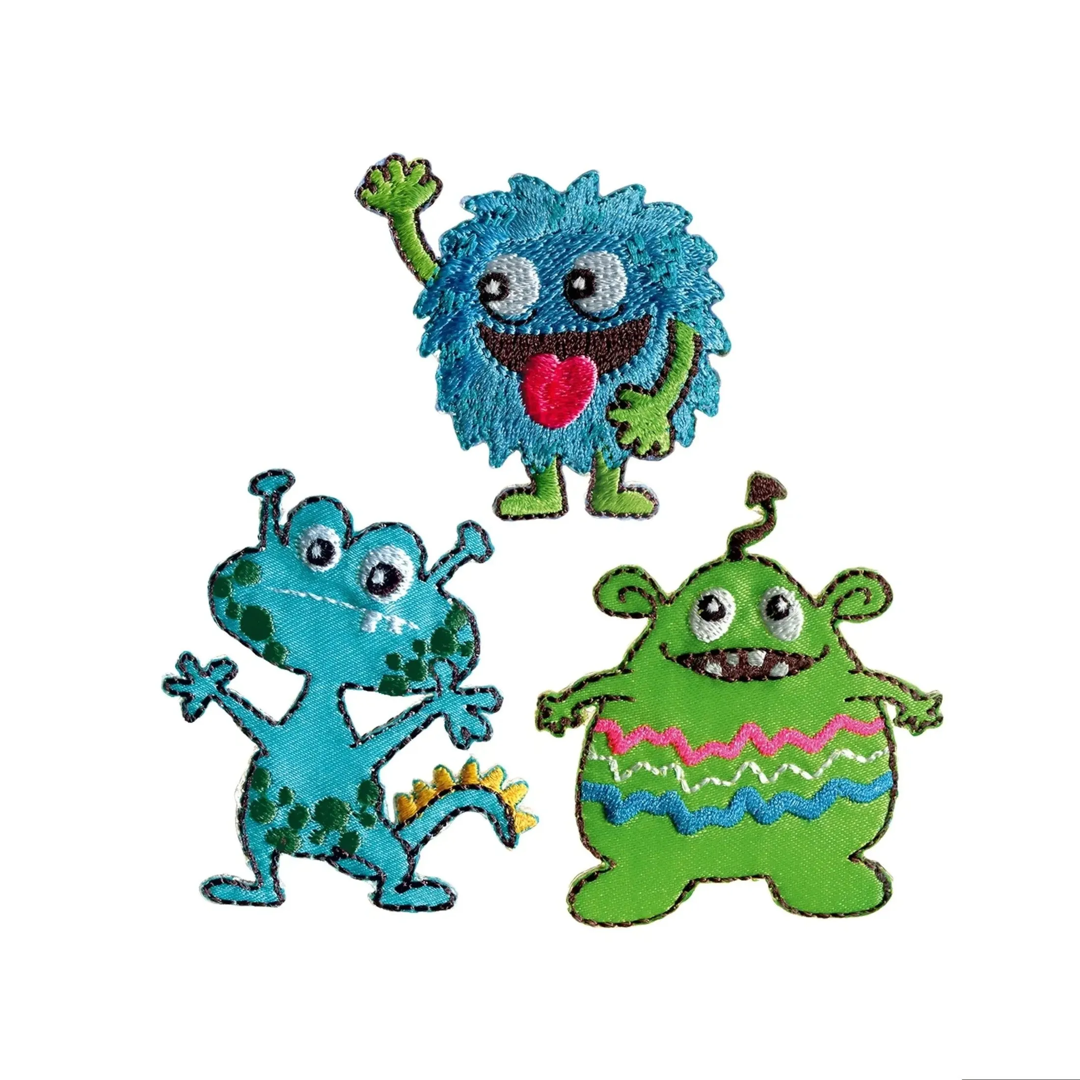 Applique, Monsters, 3 pc