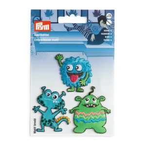 Applique, Monsters, 3 pc