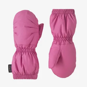 Baby Puff Mitts (Marble Pink)