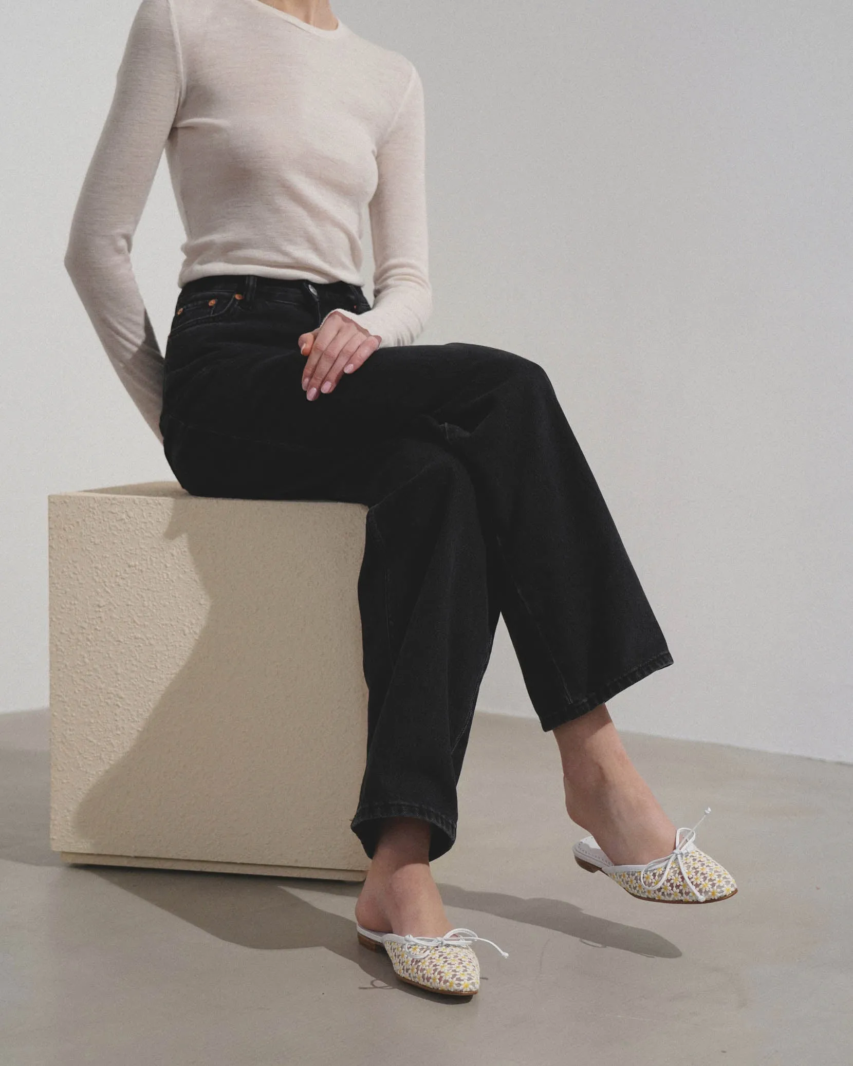 Ballerimu daisy mesh flats