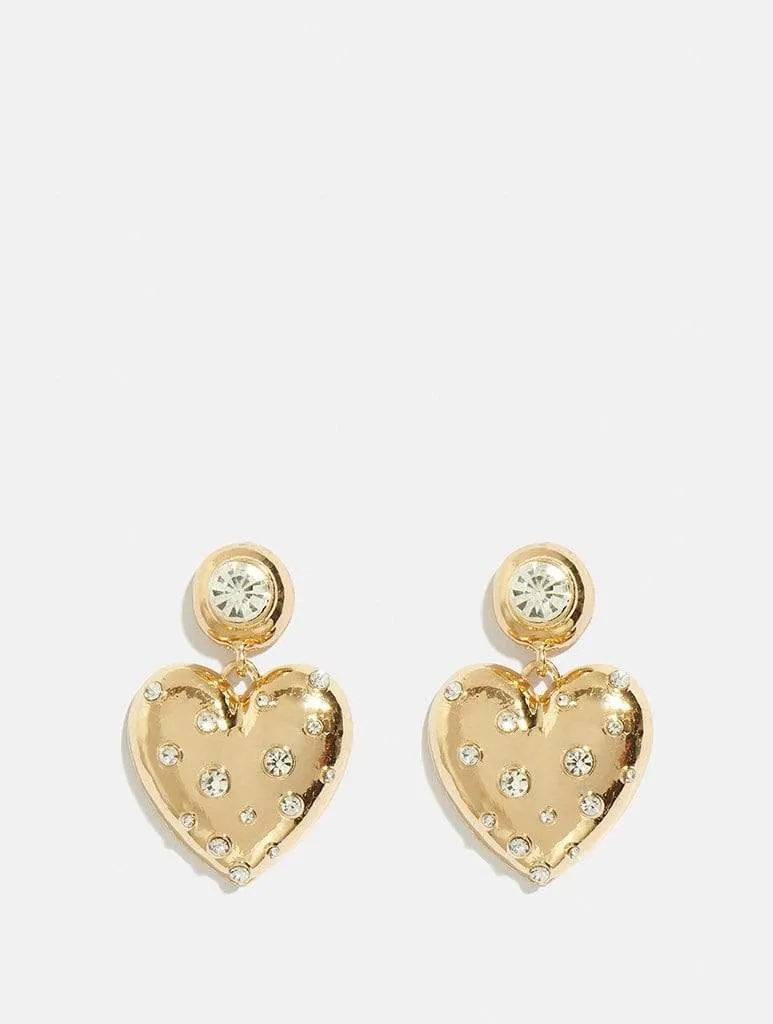 Bling Heart Earrings