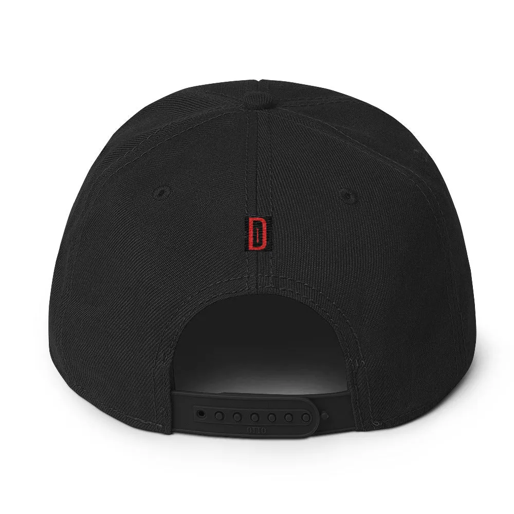 Blk / Red Different Snapback Hat