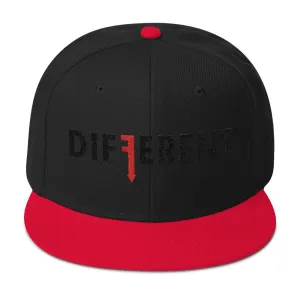 Blk / Red Different Snapback Hat