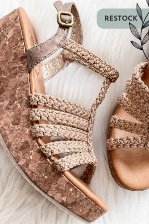 Blowfish Palermo Wedge- Tan