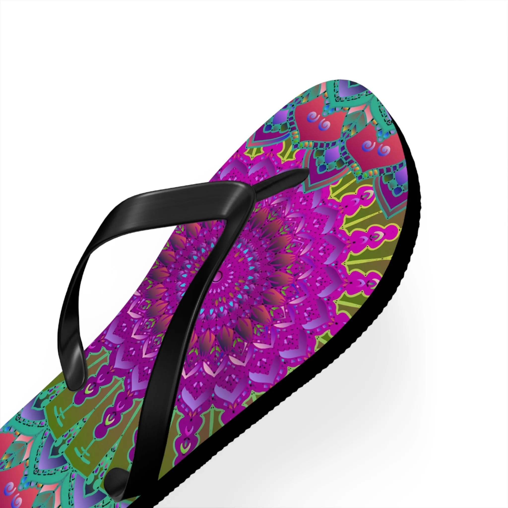 Bohemian Mandala Flip Flops