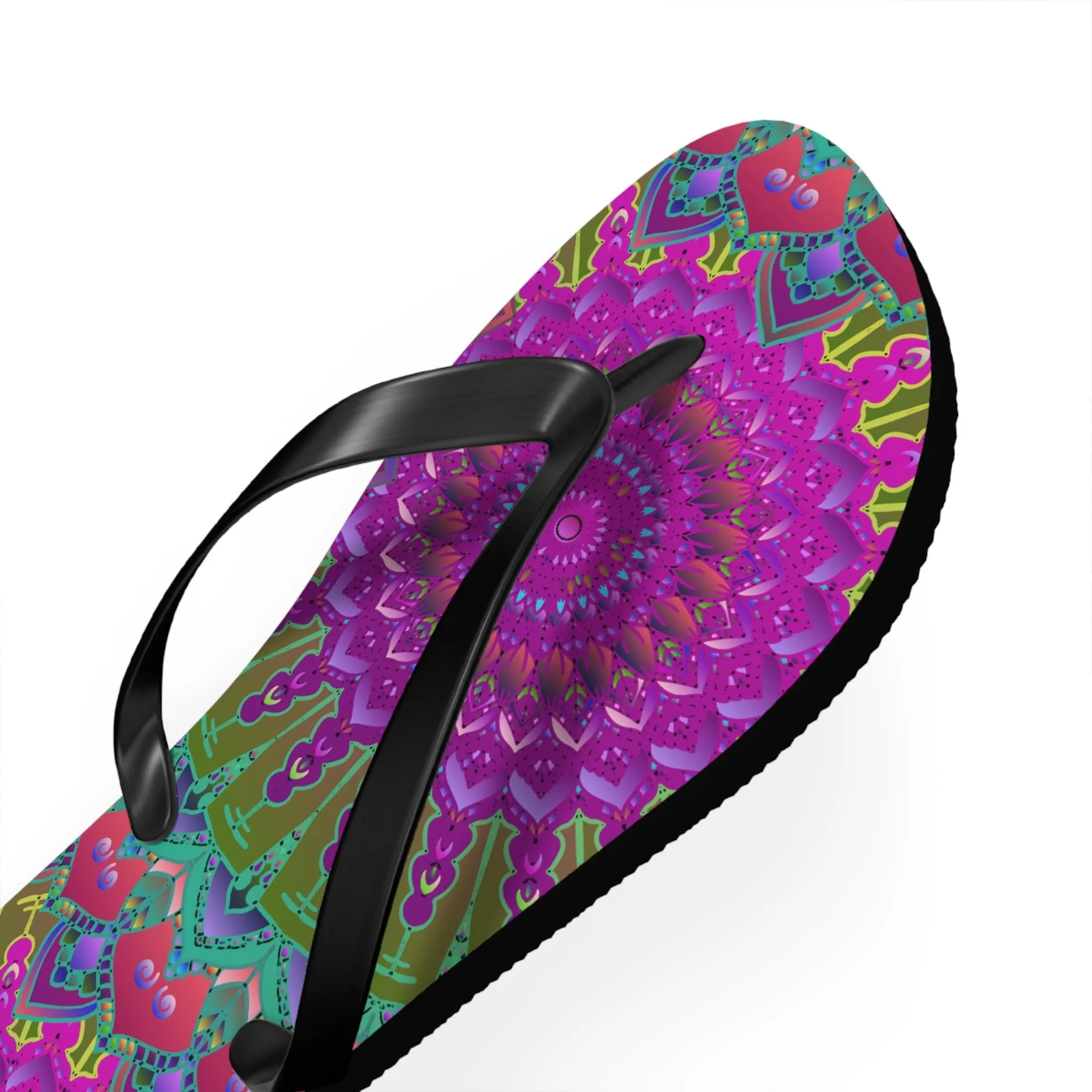 Bohemian Mandala Flip Flops