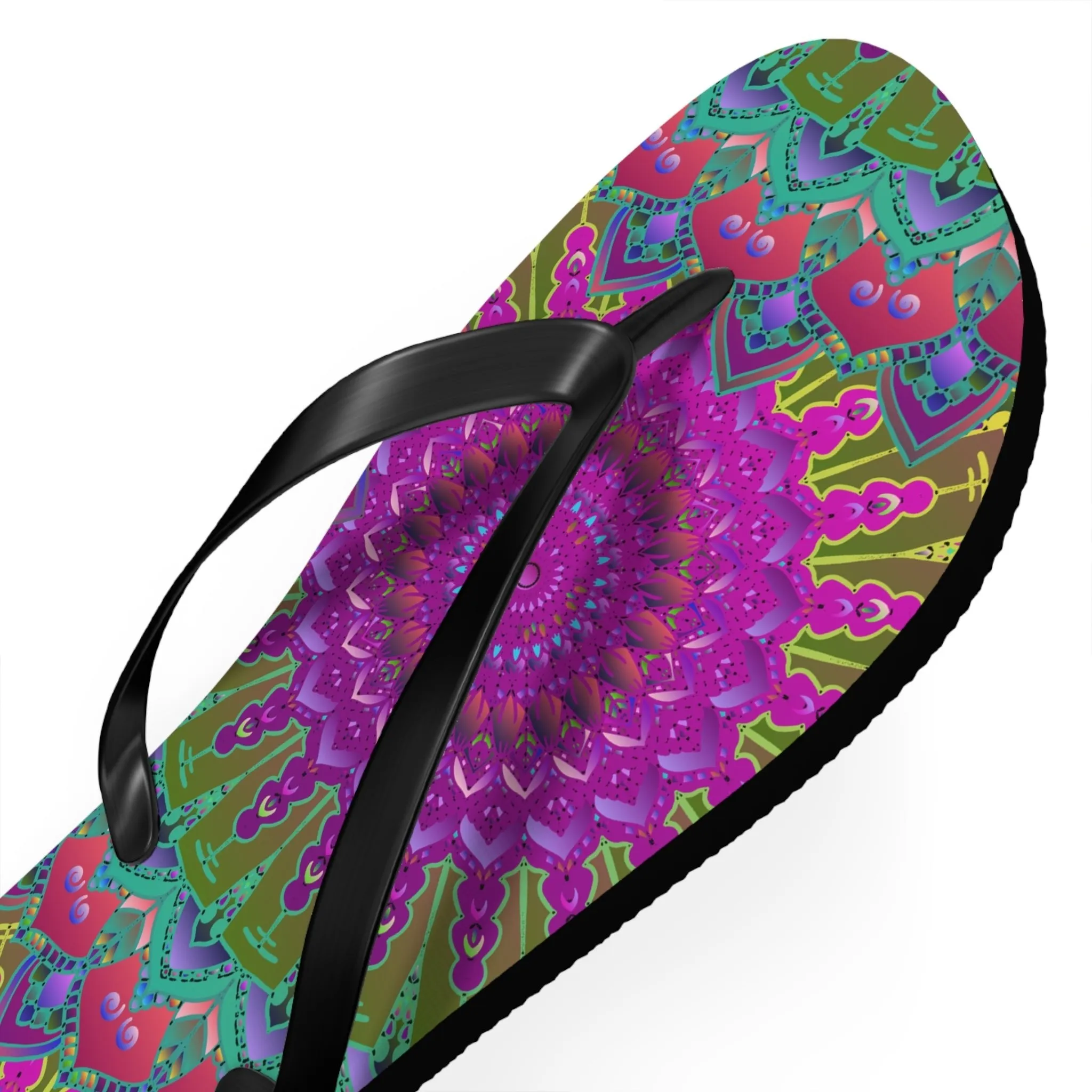 Bohemian Mandala Flip Flops