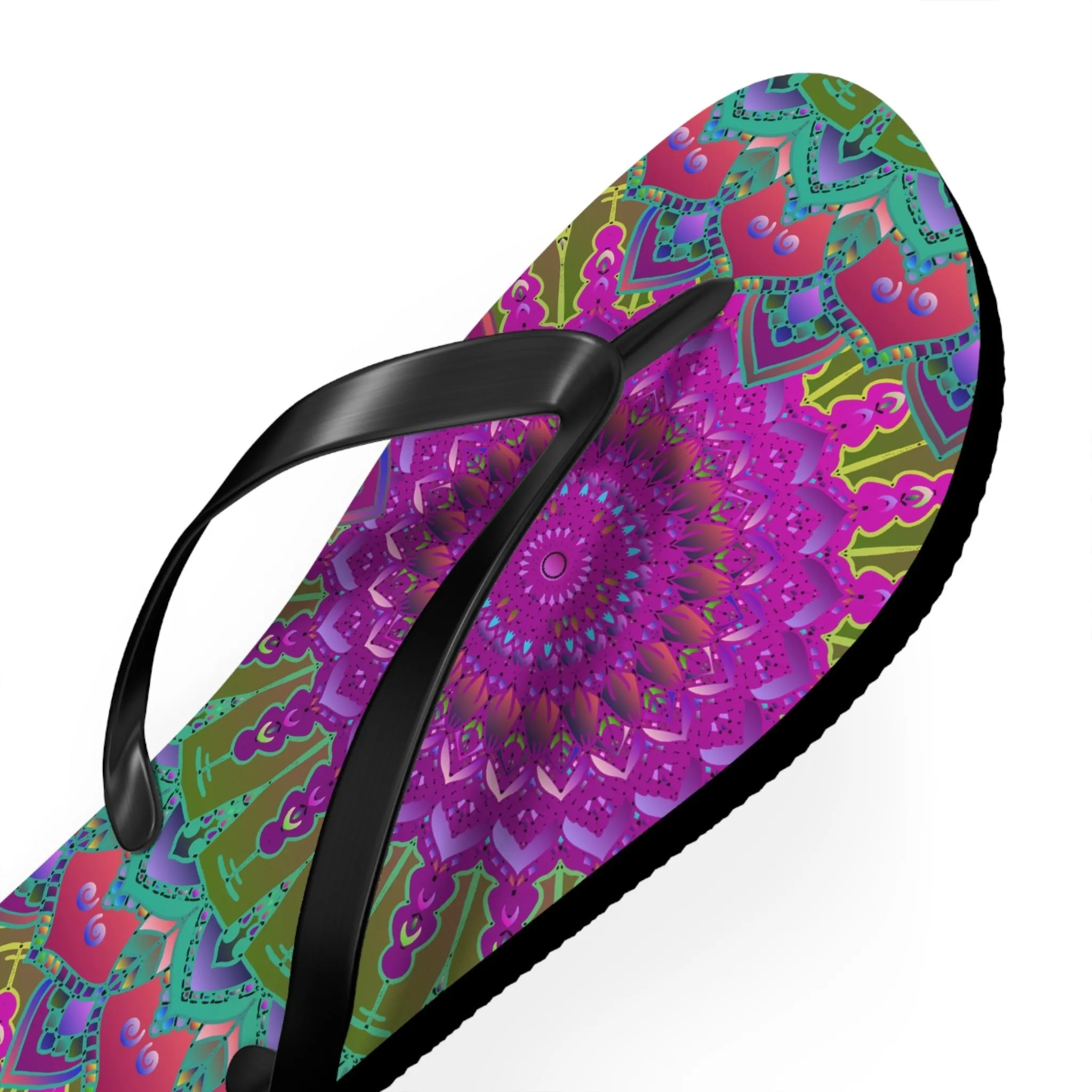 Bohemian Mandala Flip Flops