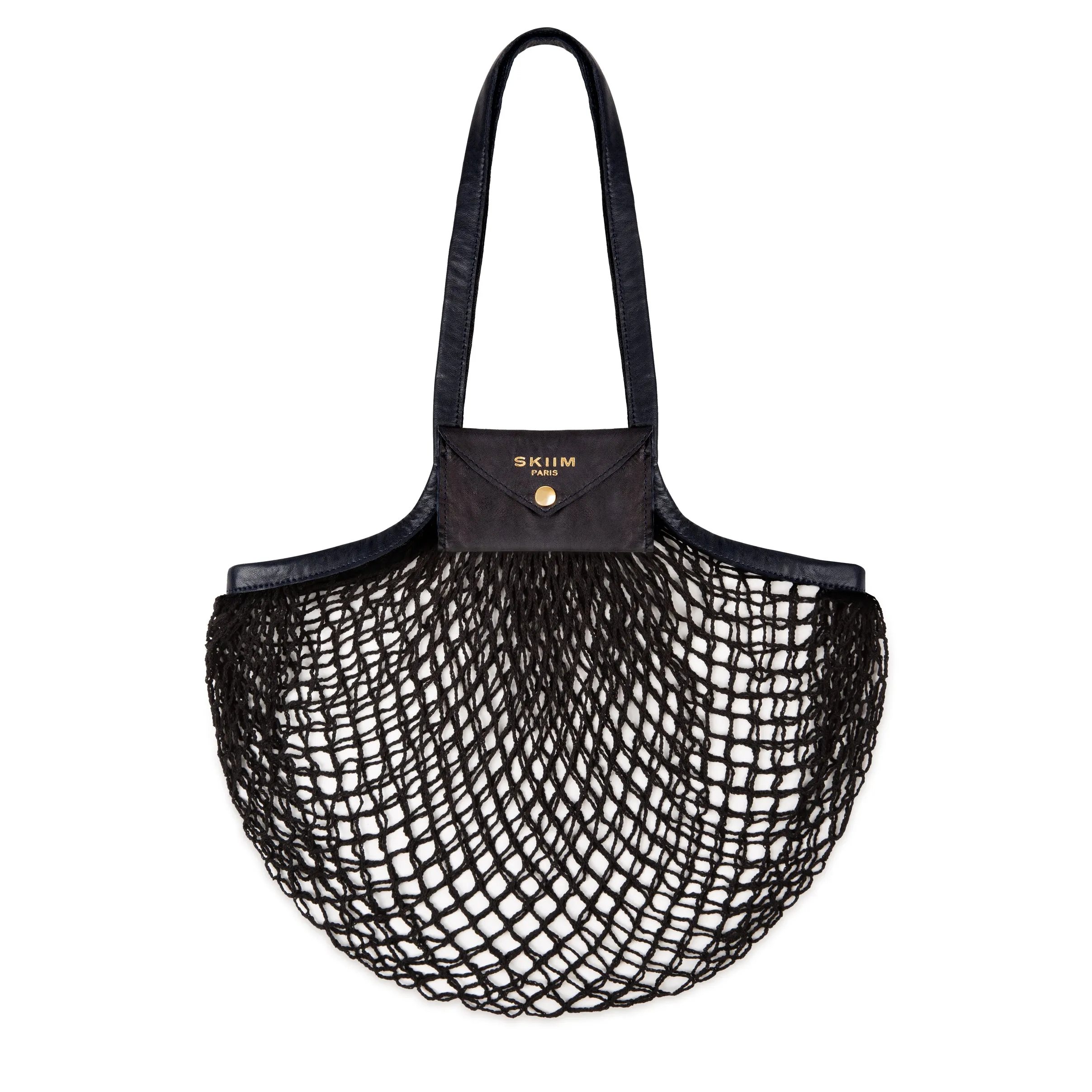Brigitte MESH SHOULDER BAG - NAVY/BLACK