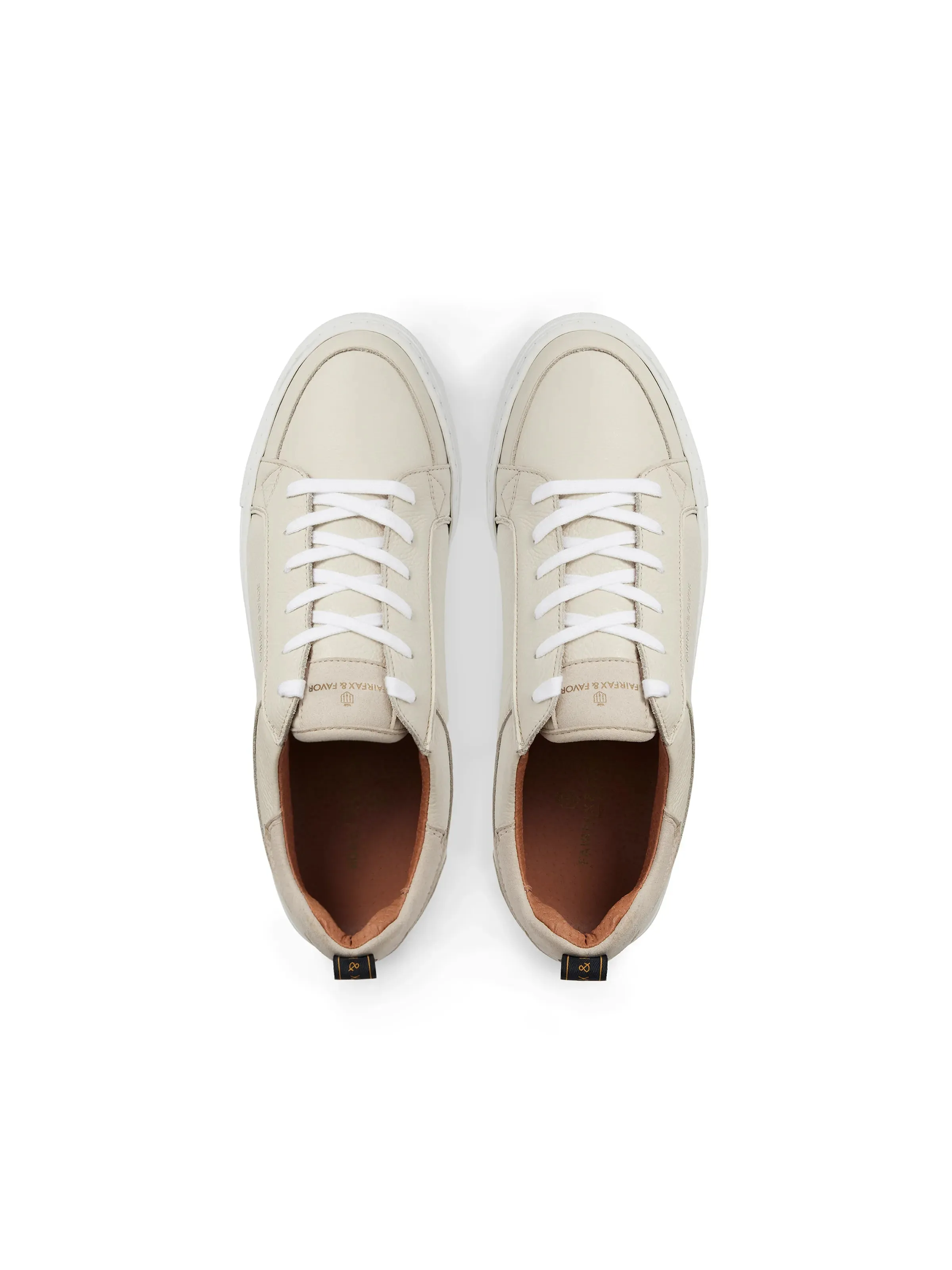 Burlington Trainer - Off-White Leather