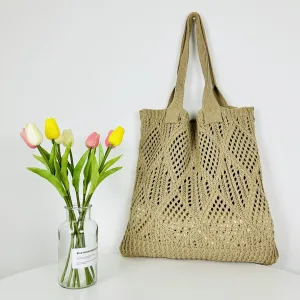 Casual Luxury: Crochet Totes for Laid-Back Elegance