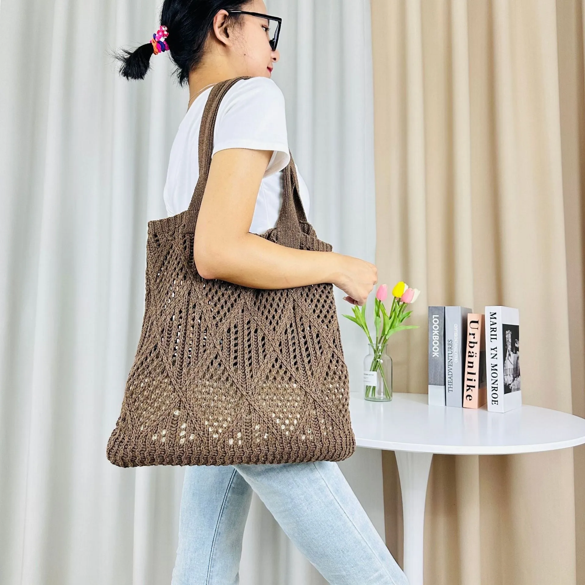 Casual Luxury: Crochet Totes for Laid-Back Elegance