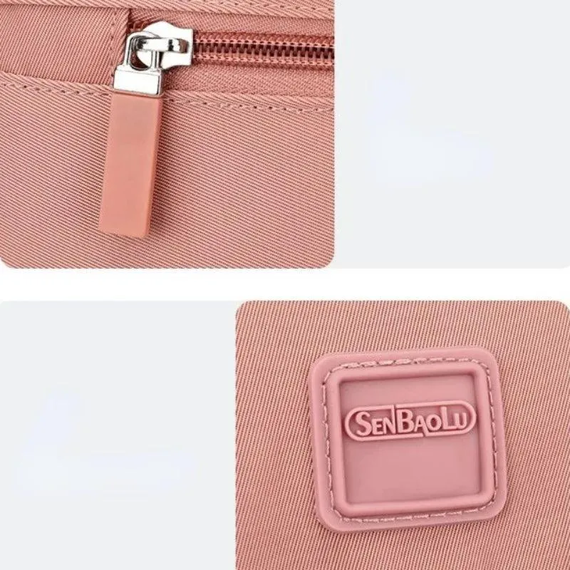 Casual Nylon Shoulder & Crossbody Bag - Versatile Small Square Bag 