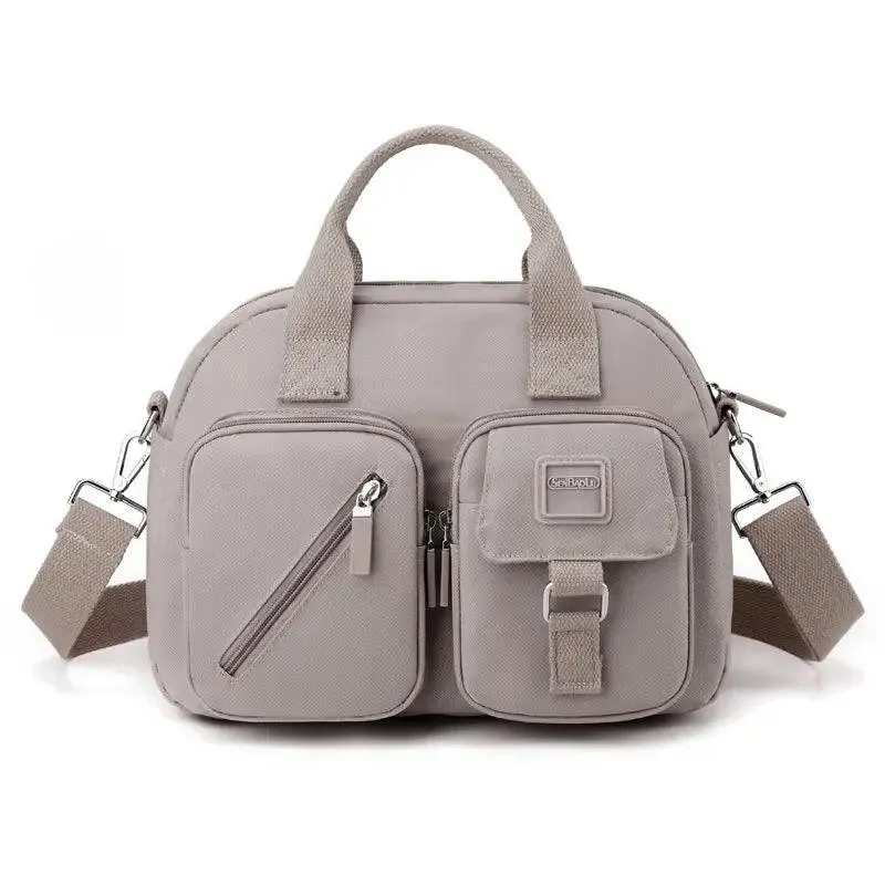 Casual Nylon Shoulder & Crossbody Bag - Versatile Small Square Bag 