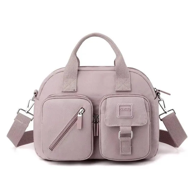 Casual Nylon Shoulder & Crossbody Bag - Versatile Small Square Bag 
