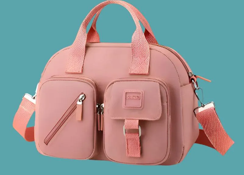 Casual Nylon Shoulder & Crossbody Bag - Versatile Small Square Bag 