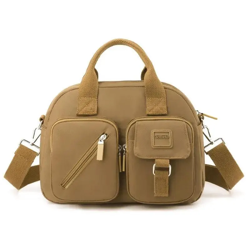 Casual Nylon Shoulder & Crossbody Bag - Versatile Small Square Bag 