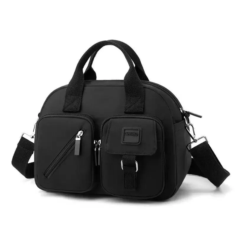 Casual Nylon Shoulder & Crossbody Bag - Versatile Small Square Bag 