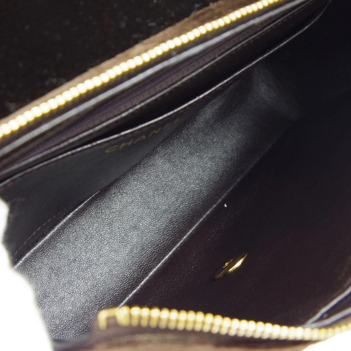 Chanel * 1994-1996 Brown Velvet Classic Flap Backpack