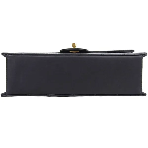 CHANEL Around 1997 Made Classic Flap Chain Bag Black