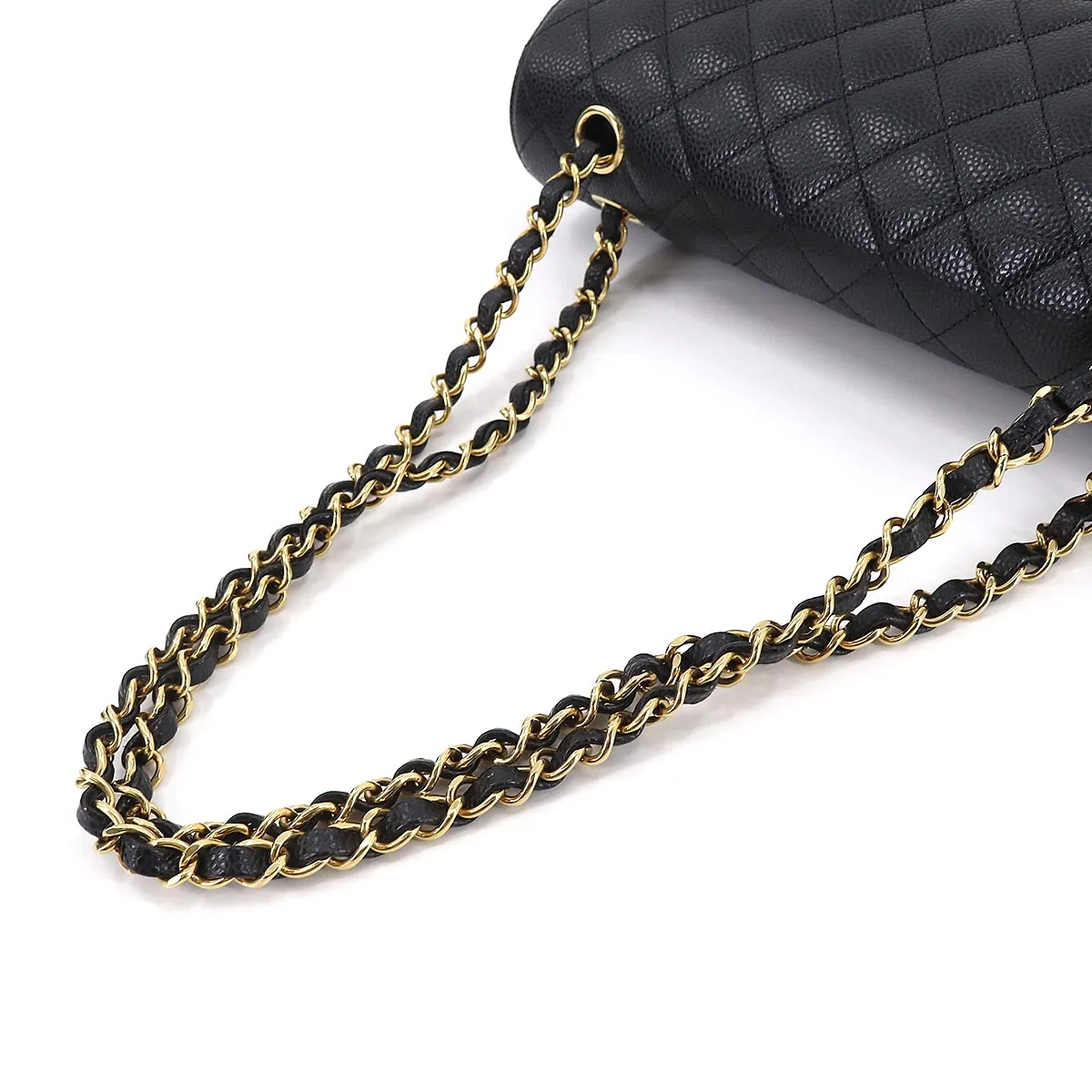 Chanel Caviar Classic black bag