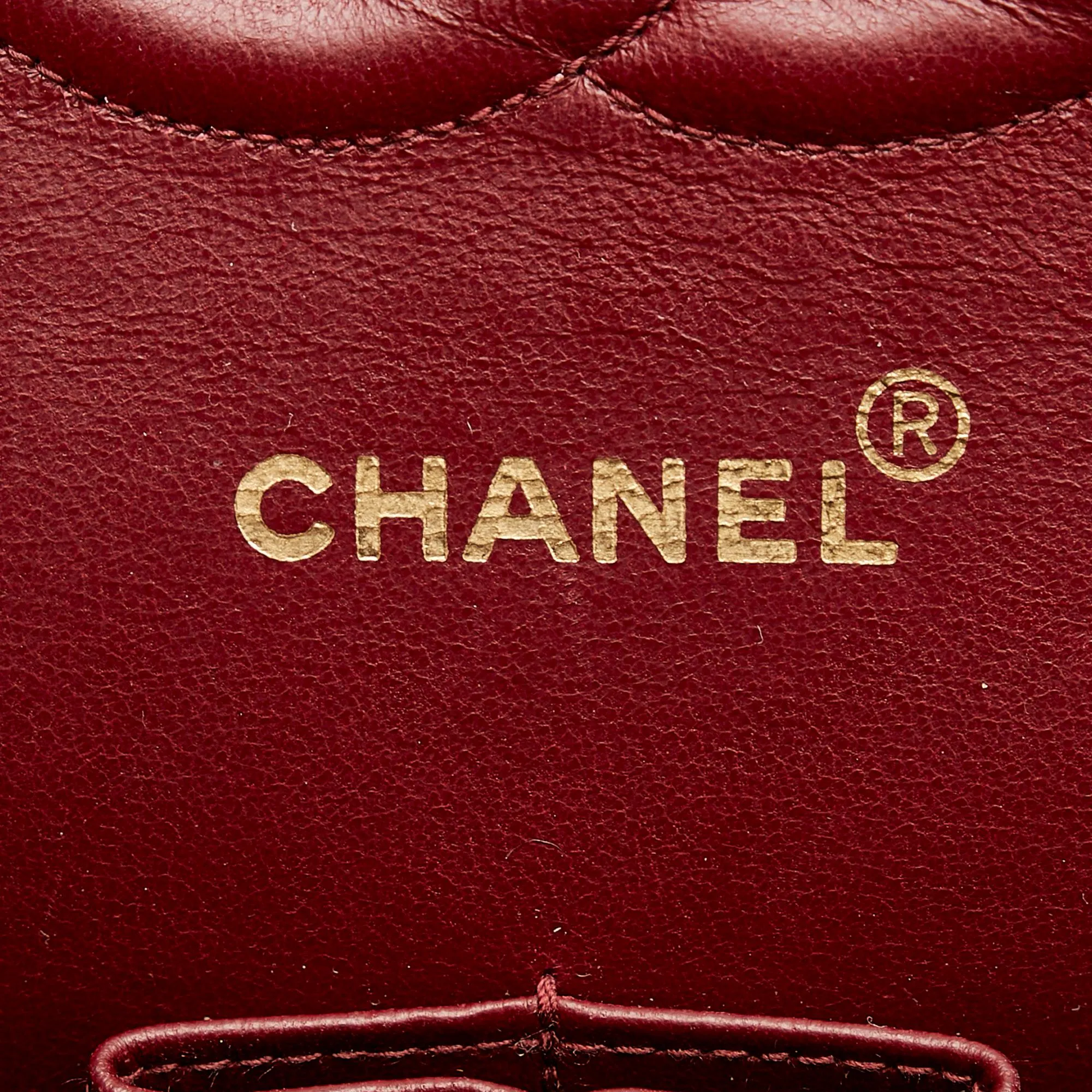 Chanel Classic Lambskin Leather Double Flap Bag (SHG-27218)
