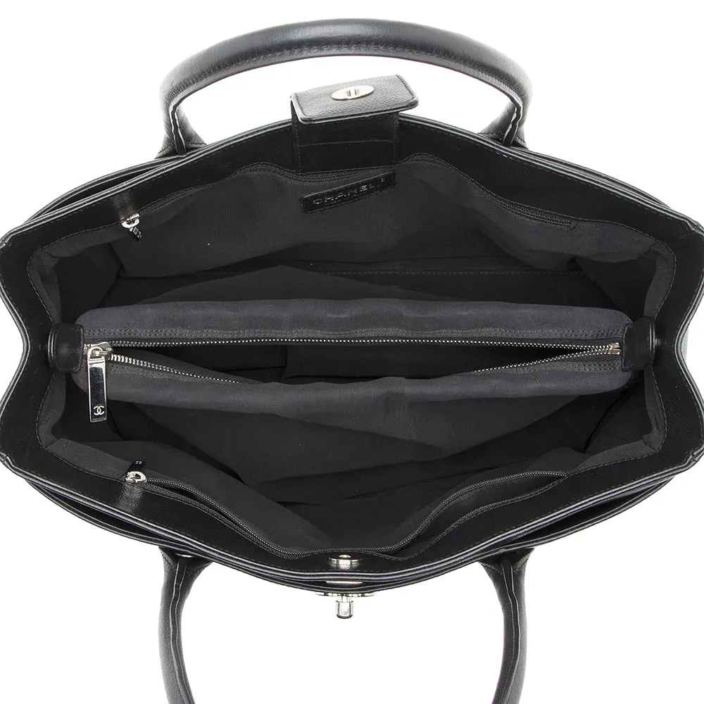 Chanel Leather Cerf Classic Executive Tote (SHF-19974)