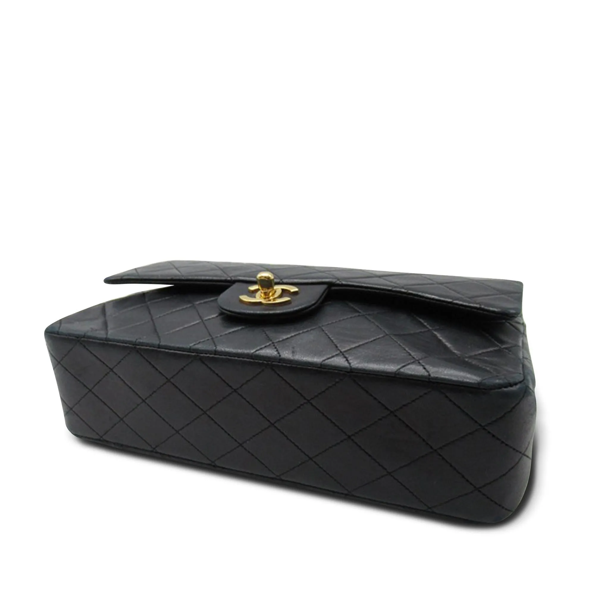 Chanel Medium Classic Lambskin Double Flap (SHG-rOp0wC)