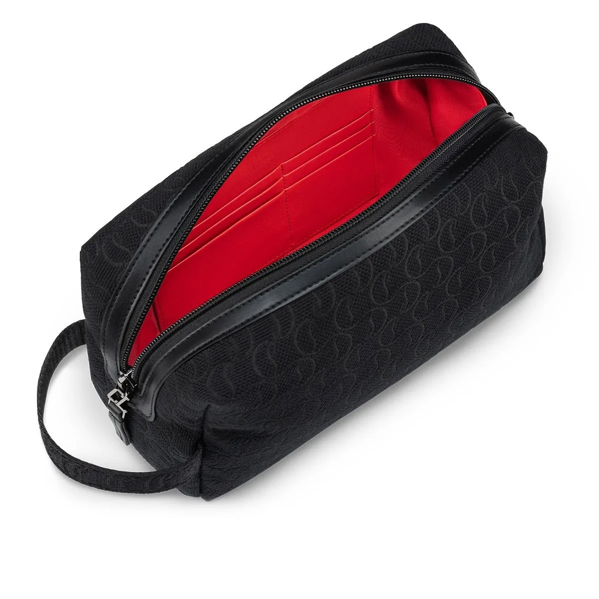 Christian Louboutin Men's CL Monogram Jacquard Toiletry Bag