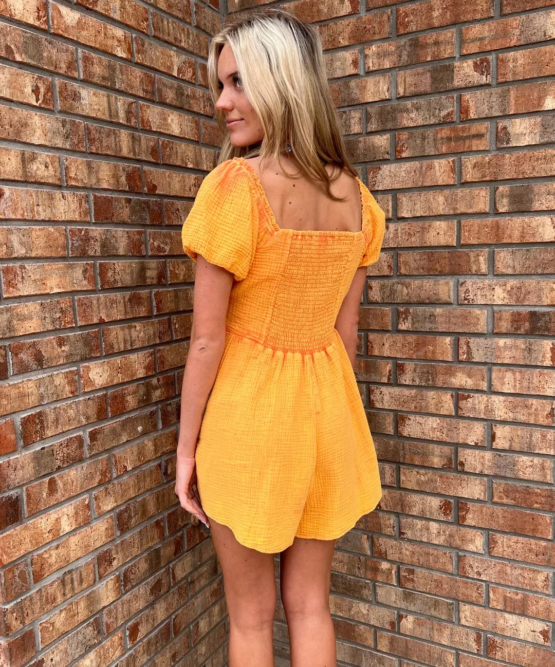 Citrus Sunset Romper