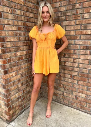 Citrus Sunset Romper