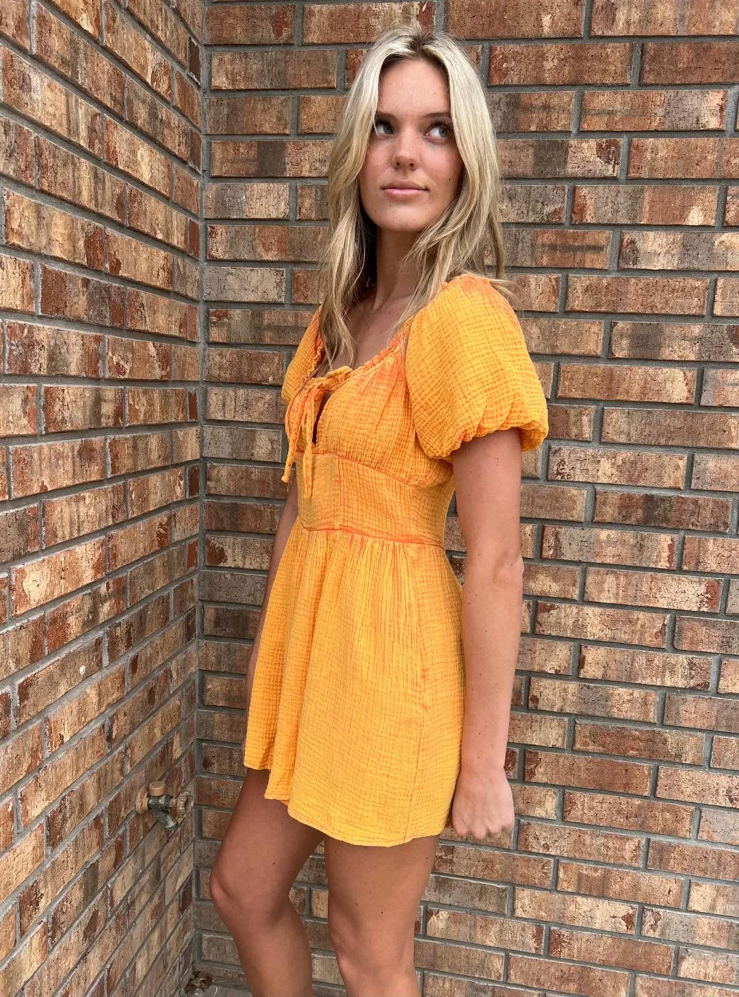 Citrus Sunset Romper