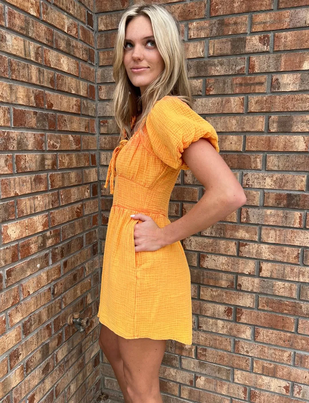 Citrus Sunset Romper
