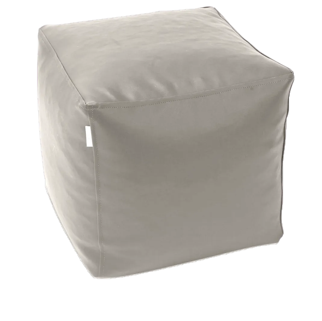 Classic Cube Vinyl Austex Ottoman in Assorted Colours