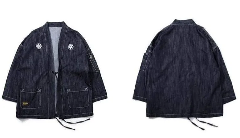 Classic Denim Kimono Jacket