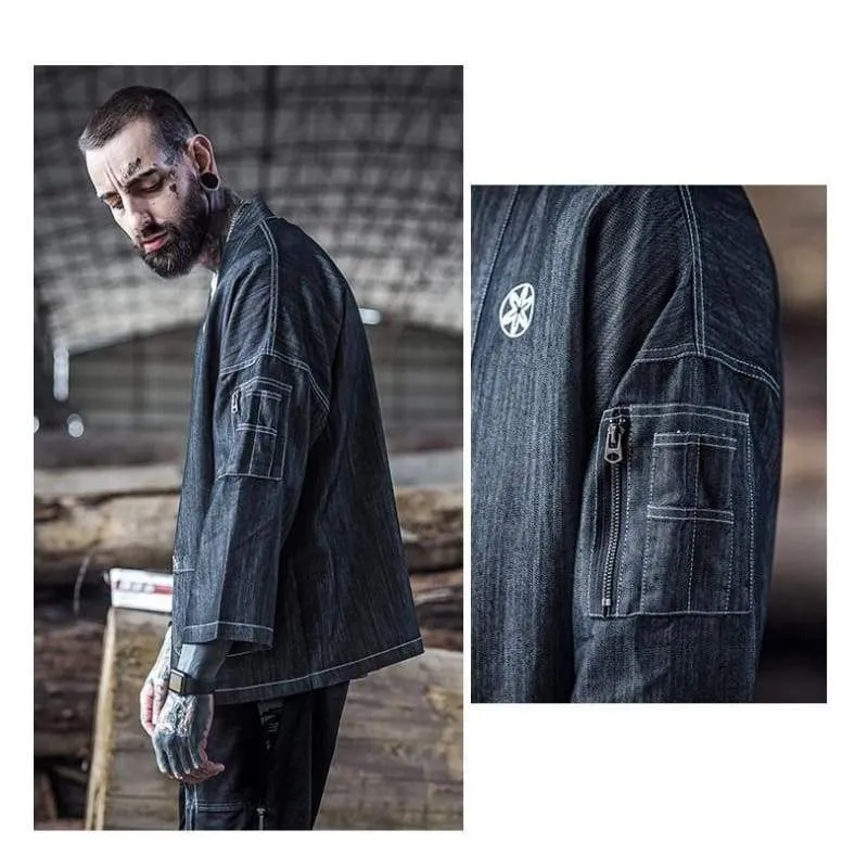 Classic Denim Kimono Jacket