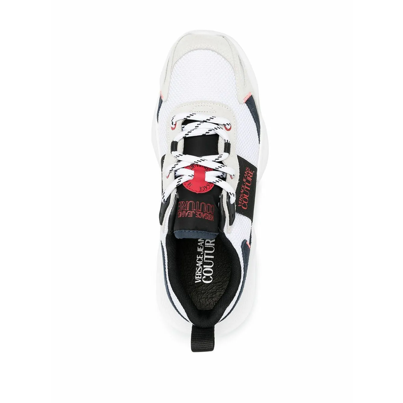 CONTRAST-PANEL LOW-TOP SNEAKERS