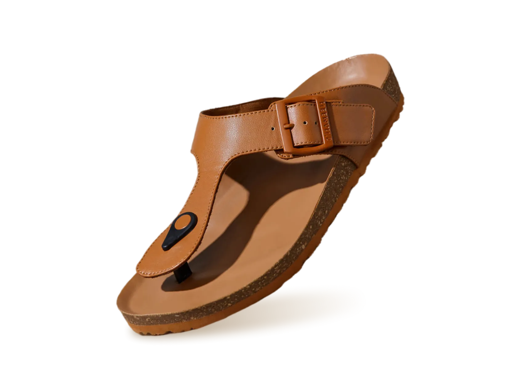 Cork Thong Sandals : Tan