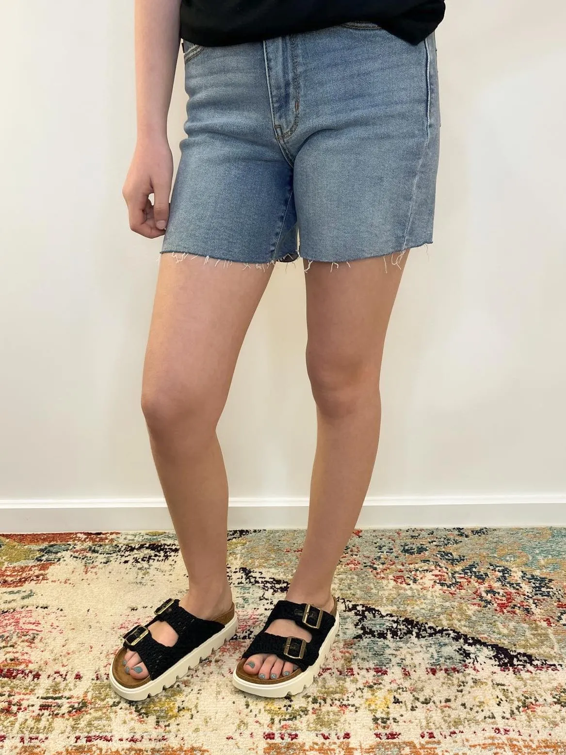 Corky's Footwear Rumor Has It Macrame Raised Slip-on Sandal - Black