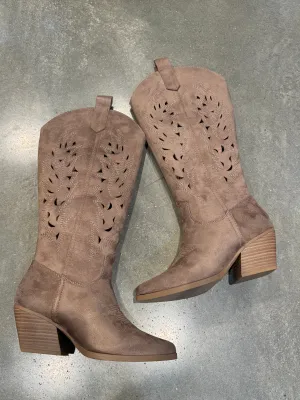 Cowboy Boot Cut Out Detail