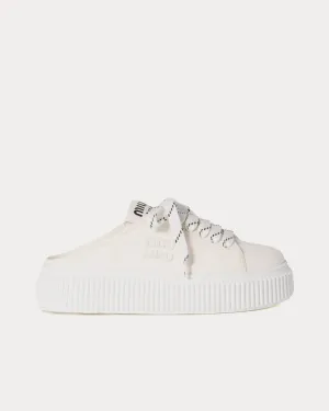 Denim Ivory Mules