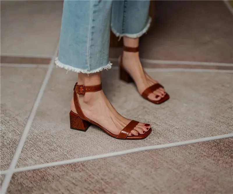 Design Women Sandals Metal