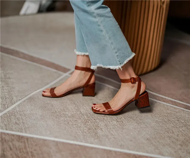 Design Women Sandals Metal