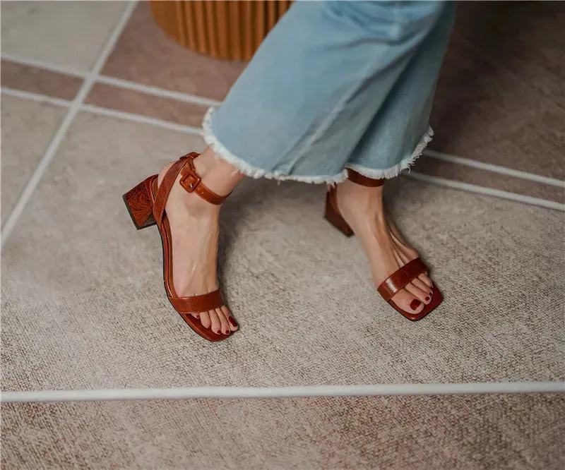 Design Women Sandals Metal