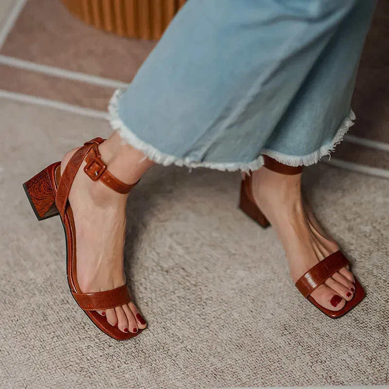 Design Women Sandals Metal